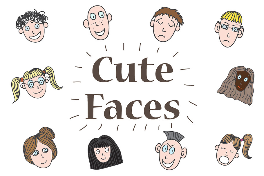 Vector faces in Graphics - product preview 8