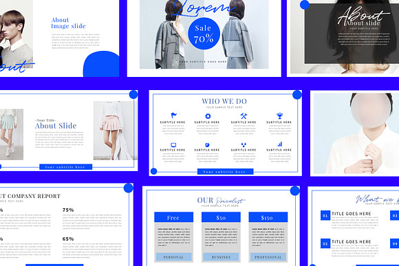 Look Book Keynote Template in Presentation Templates - product preview 2