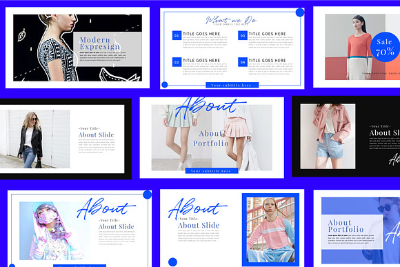 Look Book Keynote Template in Presentation Templates - product preview 3