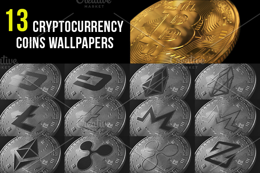 13 Cryptocurrency Coins Wallpapers