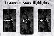 Minimal Instagram Highlight Icons