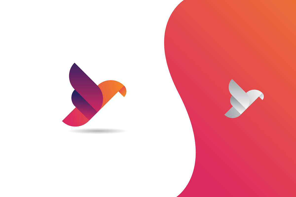 Modern Bird Logo in Logo Templates - product preview 8