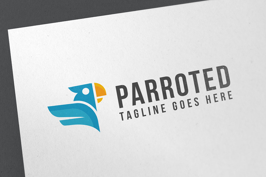 Parrot Logo Template in Logo Templates - product preview 8