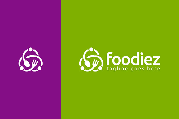 Foodiez Logo Template in Logo Templates - product preview 1