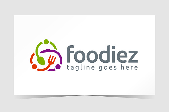 Foodiez Logo Template in Logo Templates - product preview 2