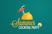 Summer cocktail party. 