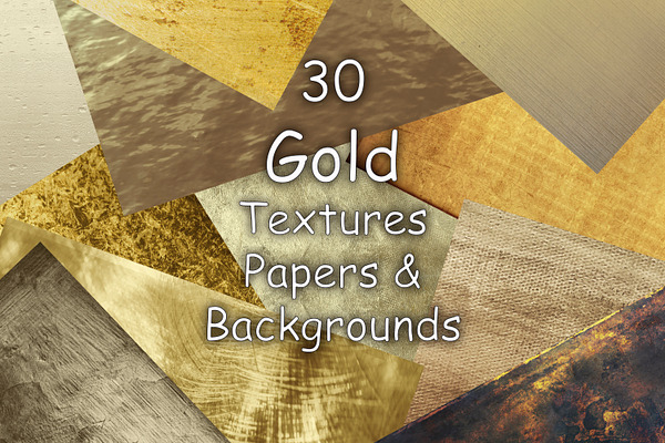 Gold textures and backgrounds