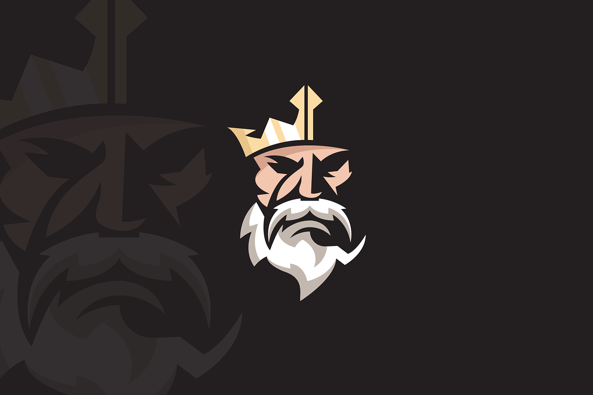 King Logo Character in Logo Templates - product preview 8