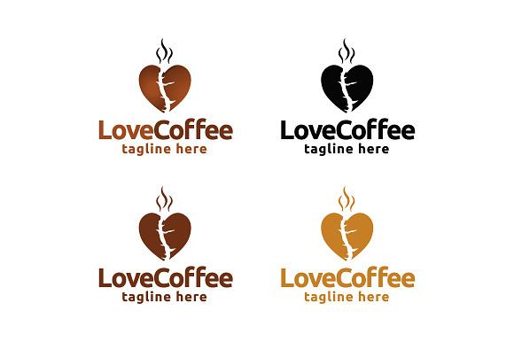 Love Coffee Logo Template in Logo Templates - product preview 2