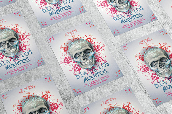 Dia De Los Muertos 4 in Flyer Templates - product preview 3