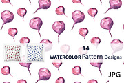 Watercolor Pattern Collection