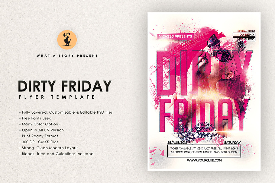 Dirty Friday in Flyer Templates - product preview 8