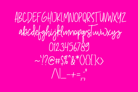 Pinky Sweet Cute Font in Cute Fonts - product preview 3