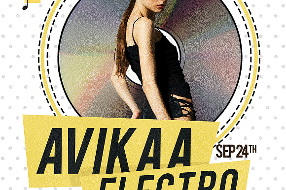 Avikaa Electro in Flyer Templates - product preview 4