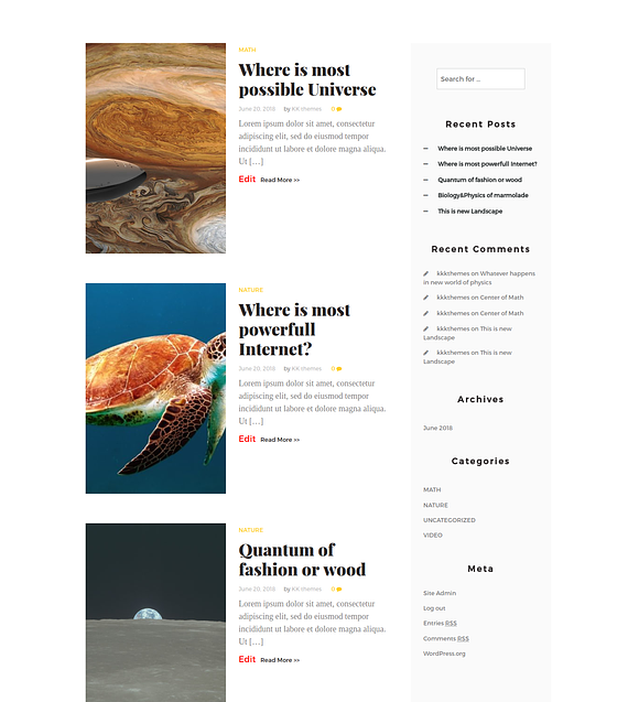 Astronaut - Responsive Blog in WordPress Blog Themes - product preview 7