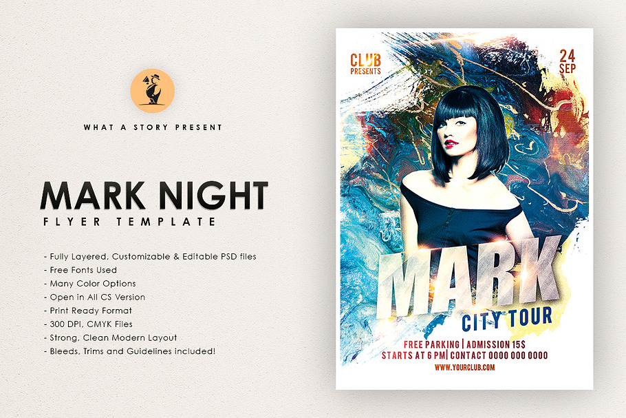 Mark Night in Flyer Templates - product preview 8