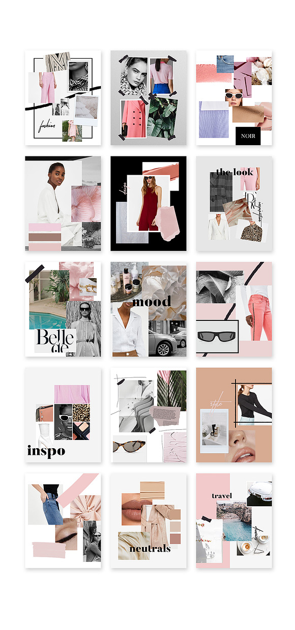 Moodboards for Instagram in Instagram Templates - product preview 4