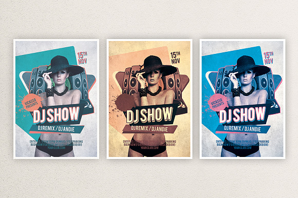 Dj Show in Flyer Templates - product preview 1