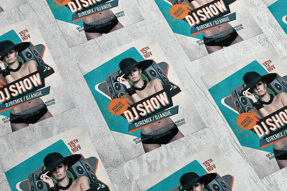 Dj Show in Flyer Templates - product preview 3