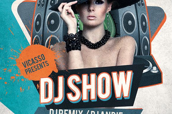 Dj Show in Flyer Templates - product preview 4
