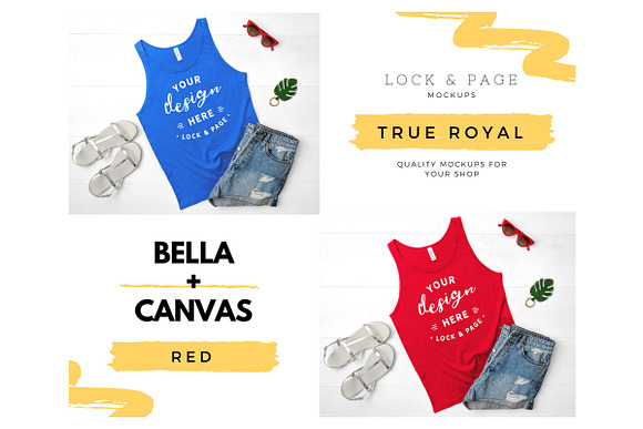 Bella Canvas 3480 Tank Top Mockup V2 in Product Mockups - product preview 1