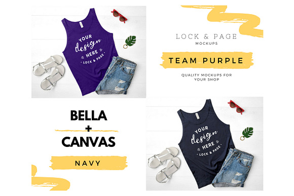 Bella Canvas 3480 Tank Top Mockup V2 in Product Mockups - product preview 2
