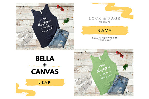 Bella Canvas 3480 Tank Top Mockup V4 in Product Mockups - product preview 1