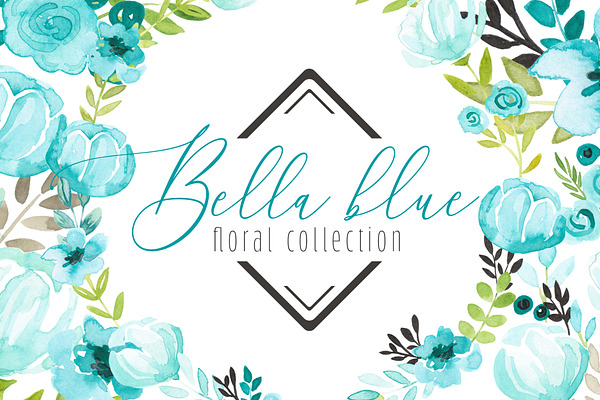Bella Blue Floral Collection