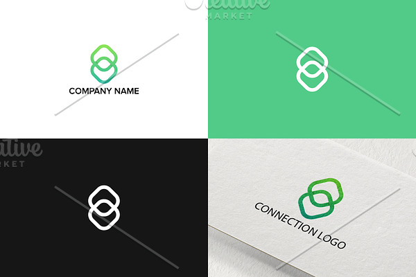 Connection logo design