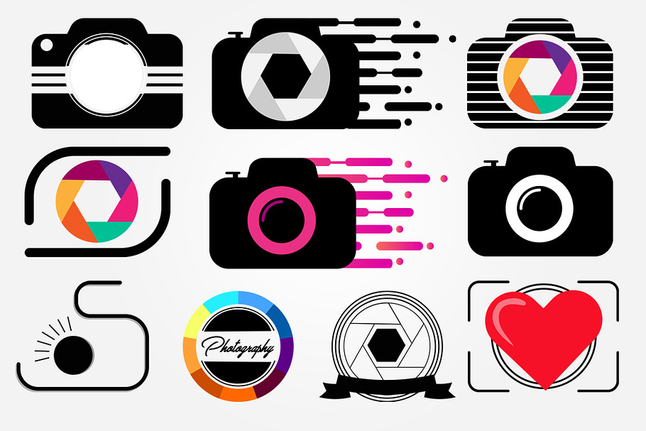 10 Photography Logo Png Pack in Logo Templates - product preview 8