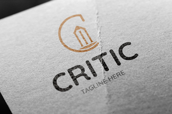 Critic Logo Template in Logo Templates - product preview 1