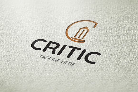 Critic Logo Template in Logo Templates - product preview 2