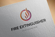 Fire Extinguisher Logo Template