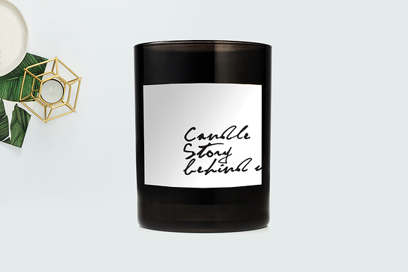 Minimalist Candle Label in Logo Templates - product preview 2