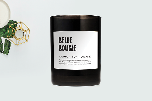 Minimalist Candle Label in Logo Templates - product preview 4