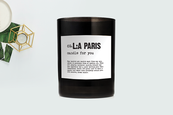 Minimalist Candle Label in Logo Templates - product preview 5