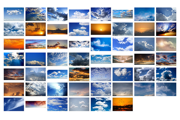54 Sky Photo Overlays for Photoshop in Photoshop Layer Styles - product preview 1