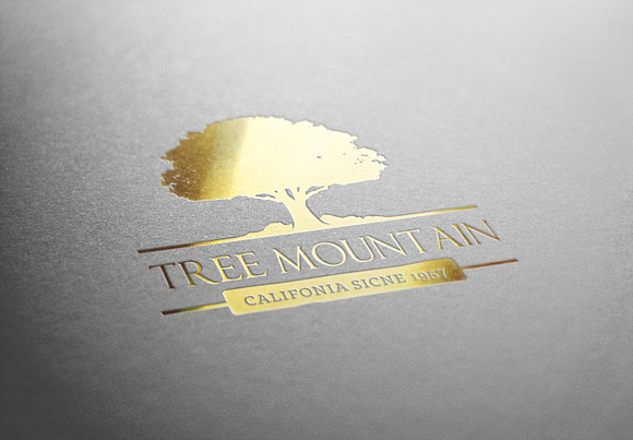 Tree Mountain in Logo Templates - product preview 2