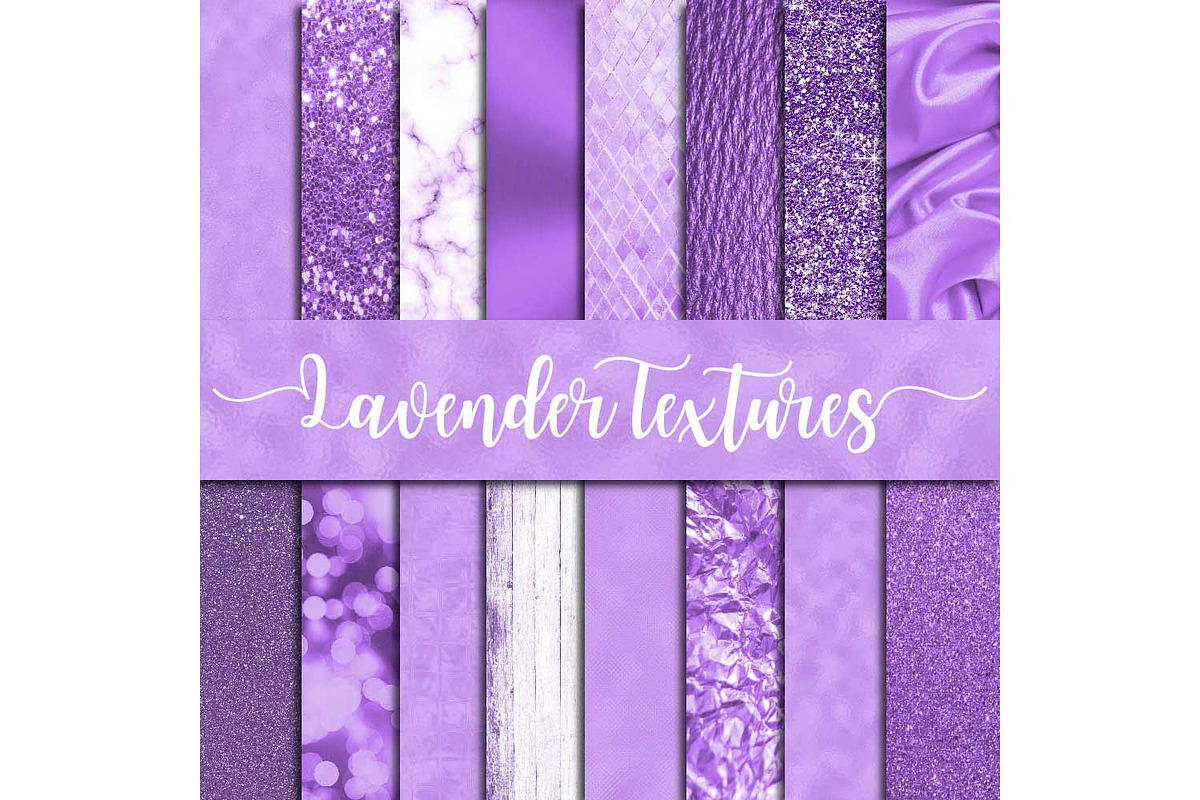 Lavender Textures Digital Paper in Textures - product preview 8