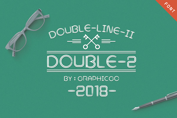 DoubleLine2 Font