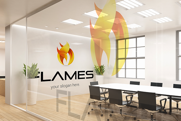 Flames - Modern Logo Template in Logo Templates - product preview 2