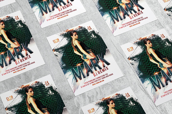 Mark DJ Remix in Flyer Templates - product preview 3