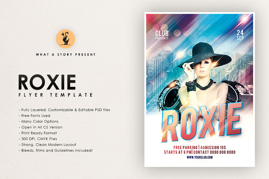 Roxie Flyer in Flyer Templates - product preview 8