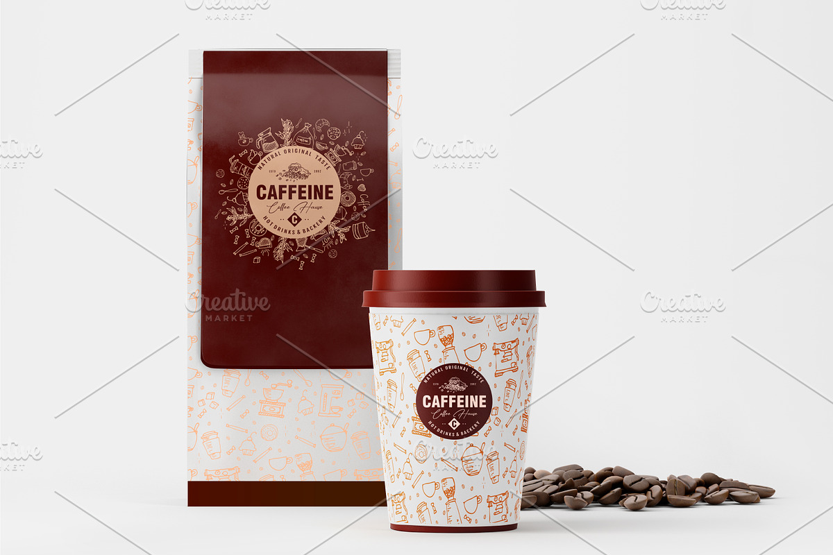 100+ Hand Drawn Coffee House element in Graphics - product preview 8