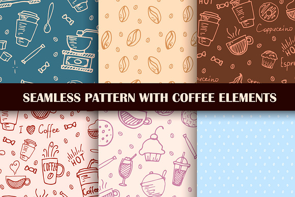 100+ Hand Drawn Coffee House element in Graphics - product preview 2