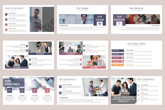 Zagros Business PowerPoint Template in PowerPoint Templates - product preview 3
