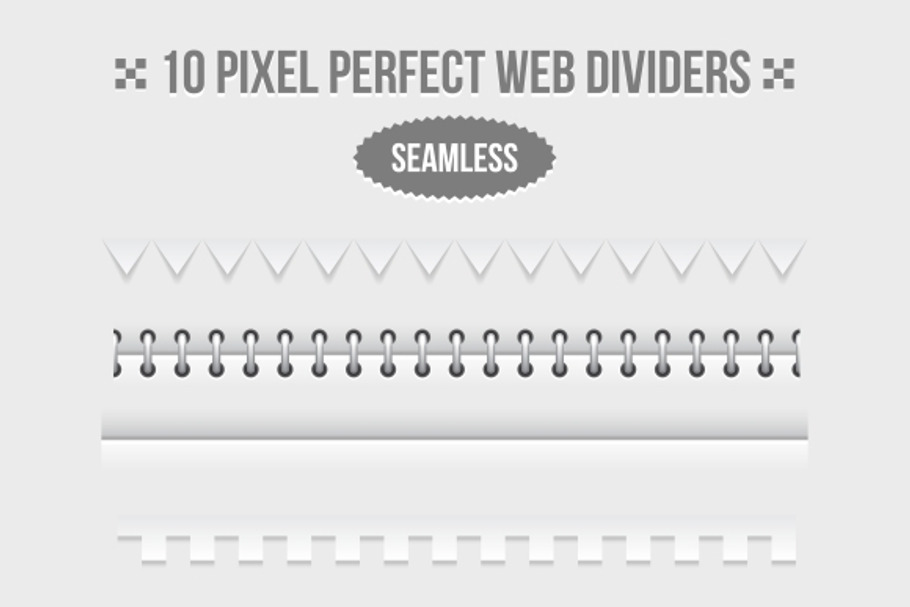 Web dividers design elements in Graphics - product preview 8