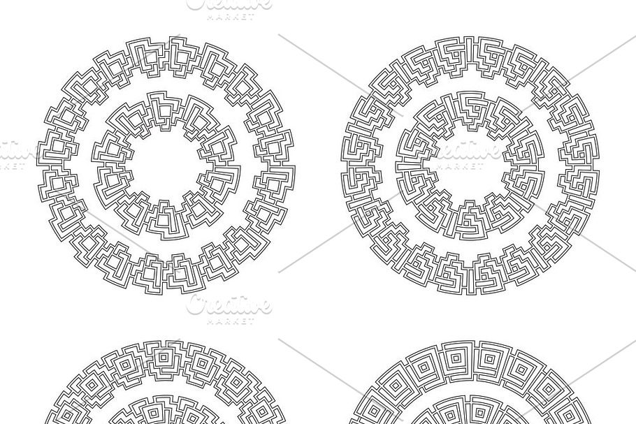 Decorative ornate Frames, Borders in Illustrations - product preview 8