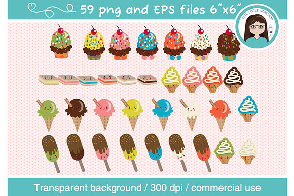 Ice cream time in Illustrations - product preview 2
