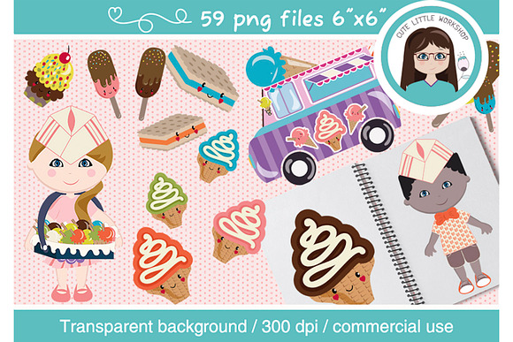 Ice cream time in Illustrations - product preview 4